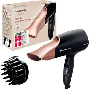 Panasonic - EH-NA63 - Handdrogers - Zwart en Goud - Technologie Nanoe