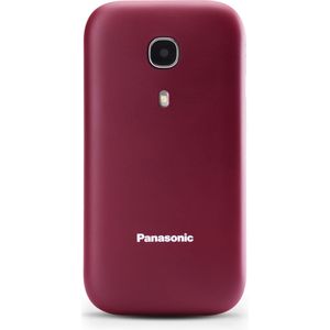 Panasonic KX-TU400EXR - Mobiele Telefoon - Bordeauxrood - Voor Senioren - SOS-noodoproepknop