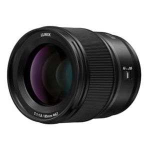 Panasonic S-S85E LUMIX S Objektiv (85mm, L-Mount Objektiv, F1.8, Filtergröße 67mm) schwarz
