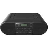 Panasonic RX-D552E-K Radio/CD-speler VHF (FM), DAB+ DAB+, FM, Bluetooth, CD, USB, AUX Incl. afstandsbediening Zwart