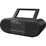 Panasonic - RX-D500EG-K CD Boom Box - Zwart - Compact - Retrodesign