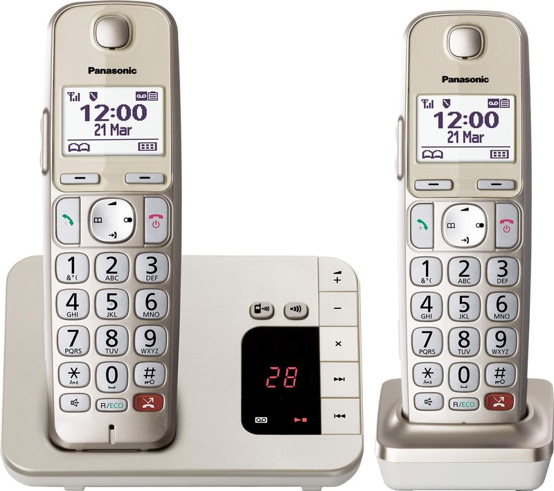 Panasonic KX-TGE262GN Duo Champagne