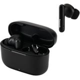 Panasonic RZ-B110WDE-K Draadloze hoofdtelefoon, Bluetooth 5.3, comfortabele in-ear hoofdtelefoon, geïntegreerde microfoon, XBS, batterijduur tot 26 uur met oplaadetui, zwart