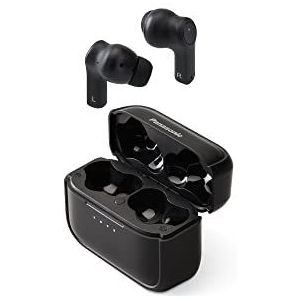 Panasonic RZ-B210WDE-K True Wireless in-ear hoofdtelefoon (Bluetooth, touch-bediening, spraakbediening, draadloos, voor sport en thuiskantoor) zwart