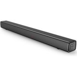 Panasonic SC-HTB100 Soundbar, 2.0 kanalen, HDMI, USB, wandmontage, 45 W, Bluetooth, krachtig geluid, ideaal voor tv, zwart, 76,2 x 5,8 x 6,8 cm