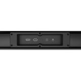 Panasonic SC-HTB100 Soundbar, 2.0 kanalen, HDMI, USB, wandmontage, 45 W, Bluetooth, krachtig geluid, ideaal voor tv, zwart, 76,2 x 5,8 x 6,8 cm
