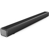 Panasonic SC-HTB100 Soundbar, 2.0 kanalen, HDMI, USB, wandmontage, 45 W, Bluetooth, krachtig geluid, ideaal voor tv, zwart, 76,2 x 5,8 x 6,8 cm