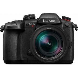 Panasonic Lumix GH5M2L | Expert Hybride Camera Panasonic Leica 12-60mm Lens (20.3MP 4/3 sensor, Dubbele steek, C4K 60p, 4:2:2 10 bit, Live Stream, Tropicalized) zwart - Franse versie