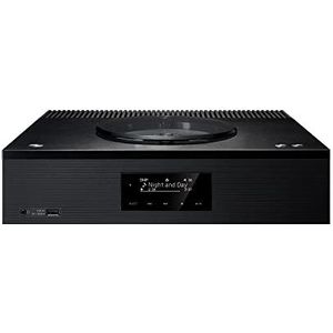 Technics Hoogwaardige cd-netwerkontvanger (Bluetooth, cd-speler, streaming, radio, USB) zwart, SA-C100EG-K