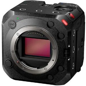 Panasonic LUMIX DC-BS1HE full-formaat boxcamera (L-montage, 24MP full-formaat sensor, live streaming, filmproductie, bruikbaar met drones, anamorf)