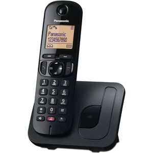 Panasonic - KX-TGC250JTB - Digitale Draadloze Telefoon - Zwart - Voor Ouderen - Handsfree