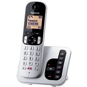 Panasonic KX-TGC260JTS Digitale draadloze telefoon met telefoonbericht, handsfree, verlicht display en ongewenste oproepblokkering