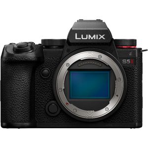 Panasonic LUMIX DC-S5 II Full Frame spiegelloze camera, 4K 60P en 6K 30P, klapdisplay, wifi, hybride AF-fase met 779 punten, Active IS, zwart