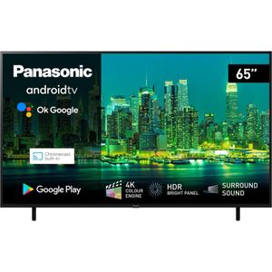 Panasonic TX-65LXW704 65"" HDR Bright Panel 4K Ultra HD, Triple Tuner, HDMI, USB, Smart TV, zwart
