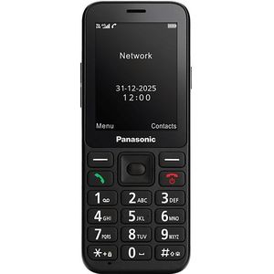 Panasonic KX-TU250EXB Mobiele Telefoon - Zwart - 4G - Groot Display