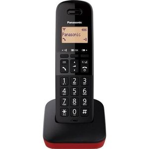 Panasonic KX-TGB610JTR, Telefoon, Zwart, Rood