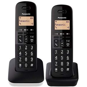 Panasonic KX-TGB612 draadloze telefoon (bellijst, 18 uur gesprekstijd, 200 uur stand-by tijd, 50 contacten, valbeveiliging) wit