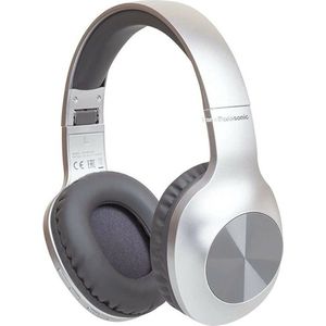 Panasonic RB-HX220BDEK Draadloze Hoofdtelefoon, Over-ear Koptelefoon Met Ergonomische Pasvorm, Extra Bas, Tot 23 Uur Speeltijd, Snelle En Gemakkelijke Aansluiting En Opvouwbaar Ontwerp, Zilver