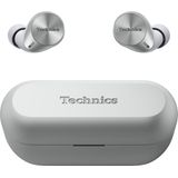 Technics EAH-AZ60M2ES Draadloze hoofdtelefoon met ruisonderdrukking, multipoint-bluetooth, comfortabele in-ear, tot 7 uur batterijduur, zilverkleurig