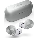 Technics EAH-AZ60M2ES Draadloze oordopjes met ruisonderdrukking, multipoint Bluetooth, comfortabele in-ear hoofdtelefoon met geïntegreerde microfoon, aanpasbare pasvorm, tot 7 uur afspelen, zilver.