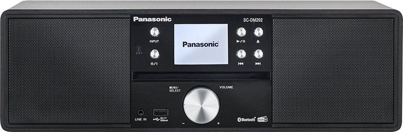Panasonic SC-DM202 - Audiosystem - 2 x 12 Watt - Schwarz