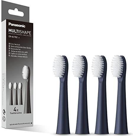 Panasonic ER-6CT02 - Vervangende Tandenborstelkop - Extra Fijne Borstel - 4 Stuks - Compatibel met MULTISHAPE