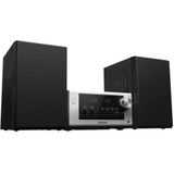 Panasonic SC-PM702EG-S - Compact Stereo-systeem - Zilverkleurig - 80 W