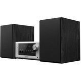 Panasonic SC-PM702EG-S - Compact Stereo-systeem - Zilverkleurig - 80 W