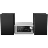 Panasonic SC-PM702EG-S - Compact Stereo-systeem - Zilverkleurig - 80 W