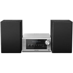 Panasonic SC-PM702EG-S - Compact Stereo-systeem - Zilverkleurig - 80 W