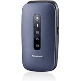 Panasonic KX-TU550EXC 4G Essentials Clamshell mobiele telefoon voor senioren, 1,2 MP camera, seniorentelefoon met groot 2,8 inch scherm, 300 uur standby-tijd, blauw