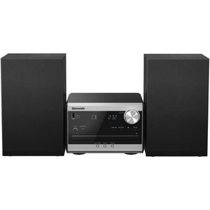 Panasonic - SC-PM272 - Stereosysteem - Zwart - Zilver - Bluetooth en CD Speler