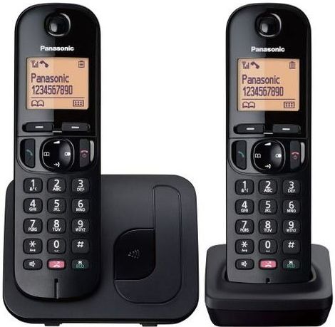 Panasonic - KX-TGC253NLB - Huistelefoon - Zwart - DECT-telefoonset met 3 Handsets