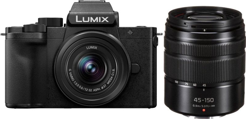 Panasonic - Lumix DC-G100DWEGK Camera - Zwart - Micro Four Thirds - 20,3 MP