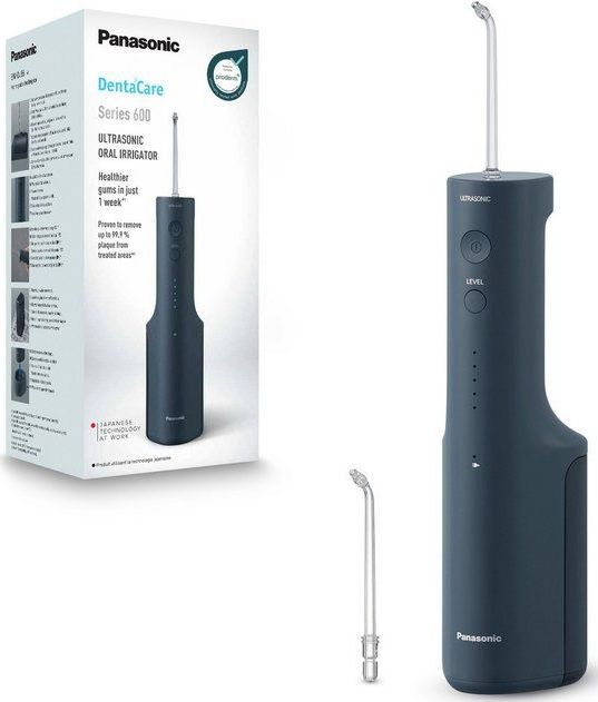 Panasonic Series 600 - Waterflosser - Marineblauw - 200ml - 5 Drukstanden
