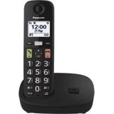 Panasonic KX-TGU110EXB Digitale Telefoon - Draadloos - Zwart - LCD-Display