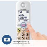 Panasonic DECT KX-TGU432EXW Duo Zilver