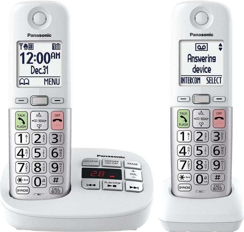 Panasonic DECT KX-TGU432EXW Duo Zilver