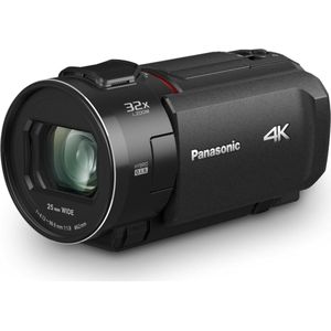 Panasonic VX3 | 4K camcorder (videokwaliteit 4K 25p, 24 x optische zoom, groothoek 25 mm, tactdisplay, gestabiliseerd, AF 4K, HDR) zwart - Franse versie