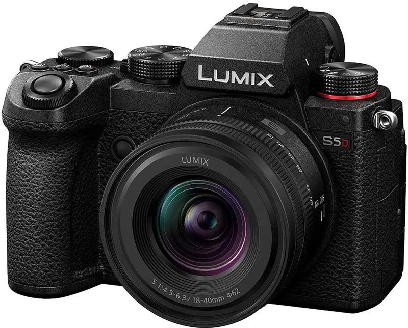 Panasonic - Lumix DC-S5D Systeemcamera - Zwart - 18-40mm f/4.5-6.3