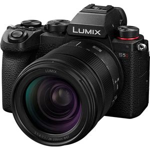 Panasonic - Lumix DC-S5D Systeemcamera - Zwart - 28-200mm f/4-7.1