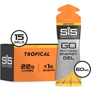 Science in Sport - SiS Go Isotonic Energygel - Energiegel - Tropical - 15 x 60ml