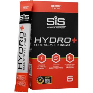 Science in Sport - HYDRO+ - Electrolyte Poeder - 6-Pack - Berry Lemon Pineapple & Mango