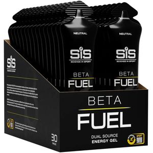 Science in Sport BETA Fuel Dual Source Gel 30 x 60ml Niet gearomatiseerd - Energiereiches Kohlenhydrate Gel mit 40g Kohlenhydrate - Leicht verdauliches Energy Gel für optimale Leistung