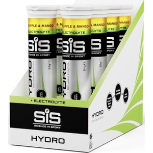 Science in Sport - SIS Go Hydro Bruistabletten - 300mg Elektrolyten - Ananas & Mango - 8x20 Tabletten