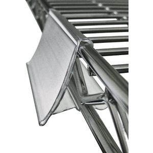 Etikethouders, kunststof, b x h = 75 x 43 mm, VE = 12 stuks