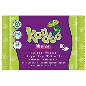 Kandoo - Lingettes Melon - Lingettes Humides - 1 Pack van 60
