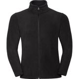 Russell - Heren Full Zip Outdoor Fleece Jacket - Zwart - Fleece