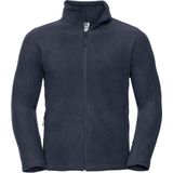Russell - Heren Full Zip Outdoor Fleece Jacket - Franse Marine - Fleece