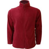 Russell - Heren Full Zip Outdoor Fleece Jacket - Klassiek Rood - Fleece